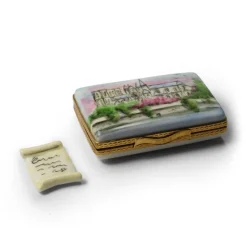 Boite collection carte postale Notre-Dame Porcelaine