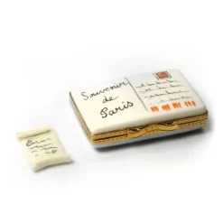 Boite collection carte postale Notre-Dame Porcelaine