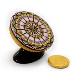 Boite collection rosace Notre-Dame Porcelaine