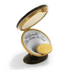 Boite collection rosace Notre-Dame Porcelaine