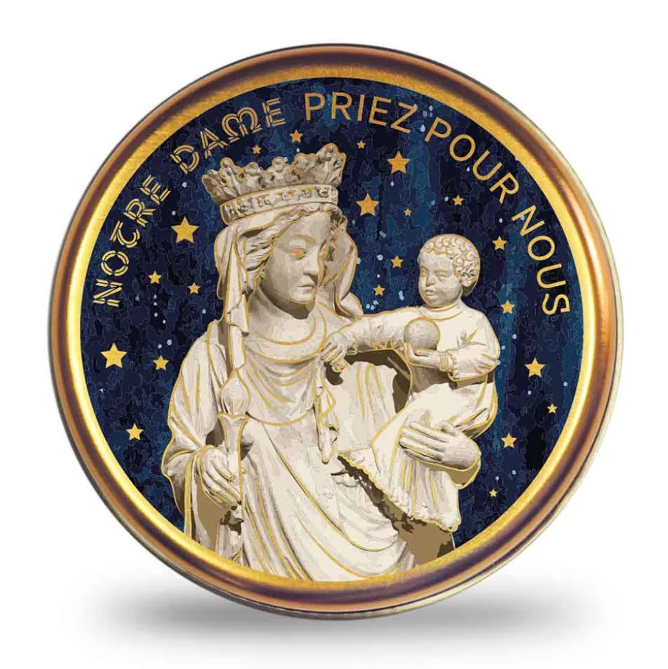 Boîte à chapelet Vierge du Pilier