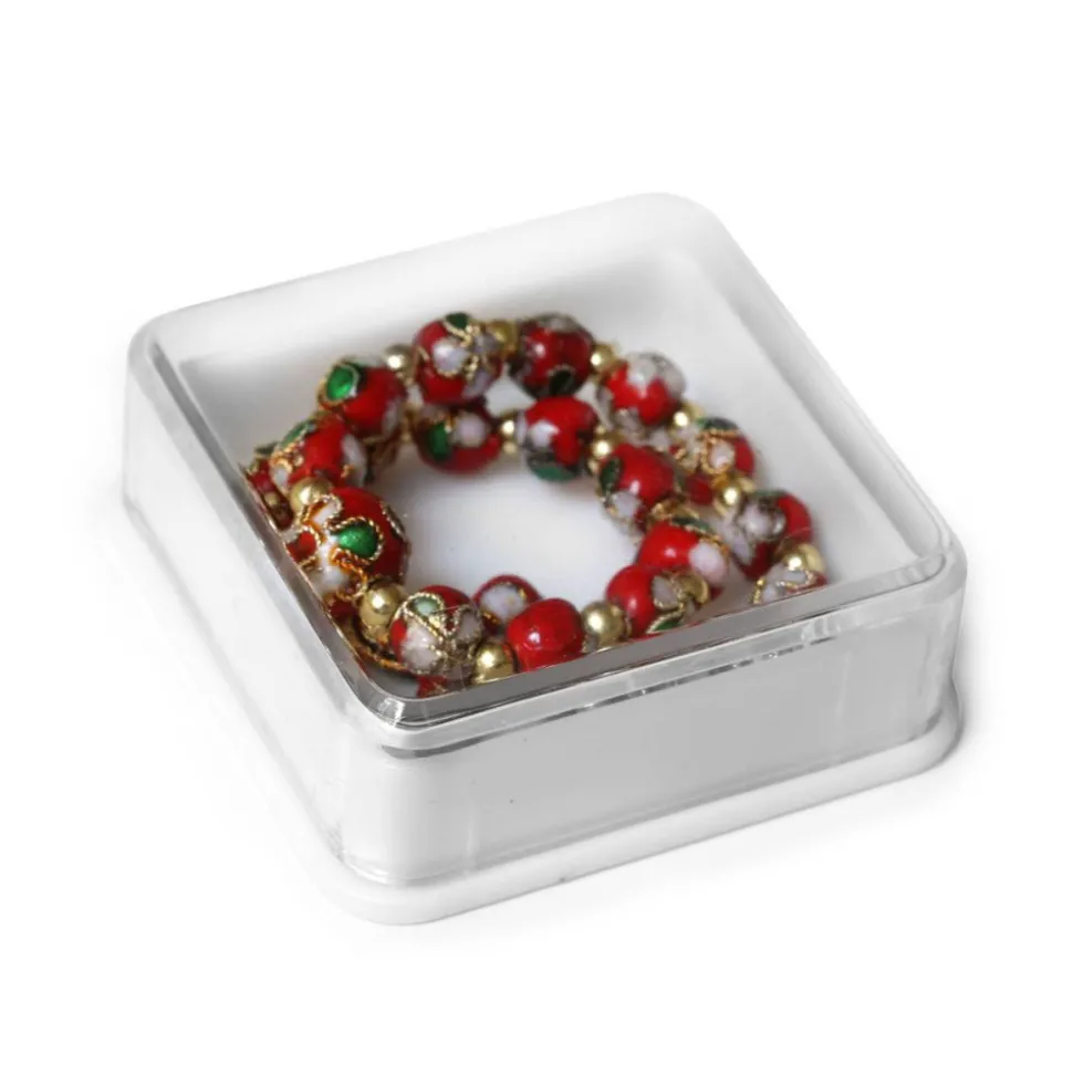 Bracelet de perles cloisonnées