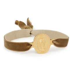 Bracelet Guadalupe doré taupe