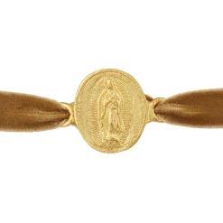 Bracelet Guadalupe doré taupe