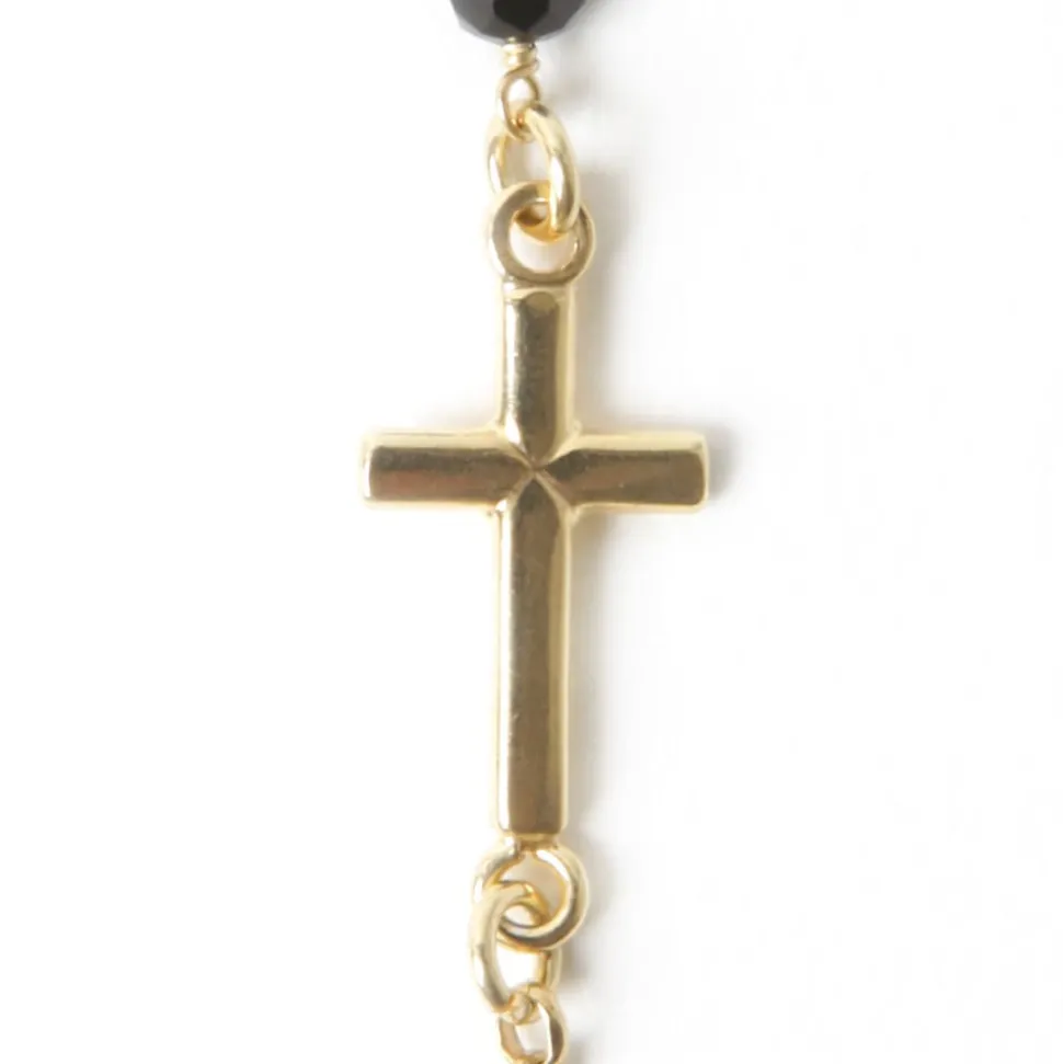 Bracelet miraculeuse doré noire