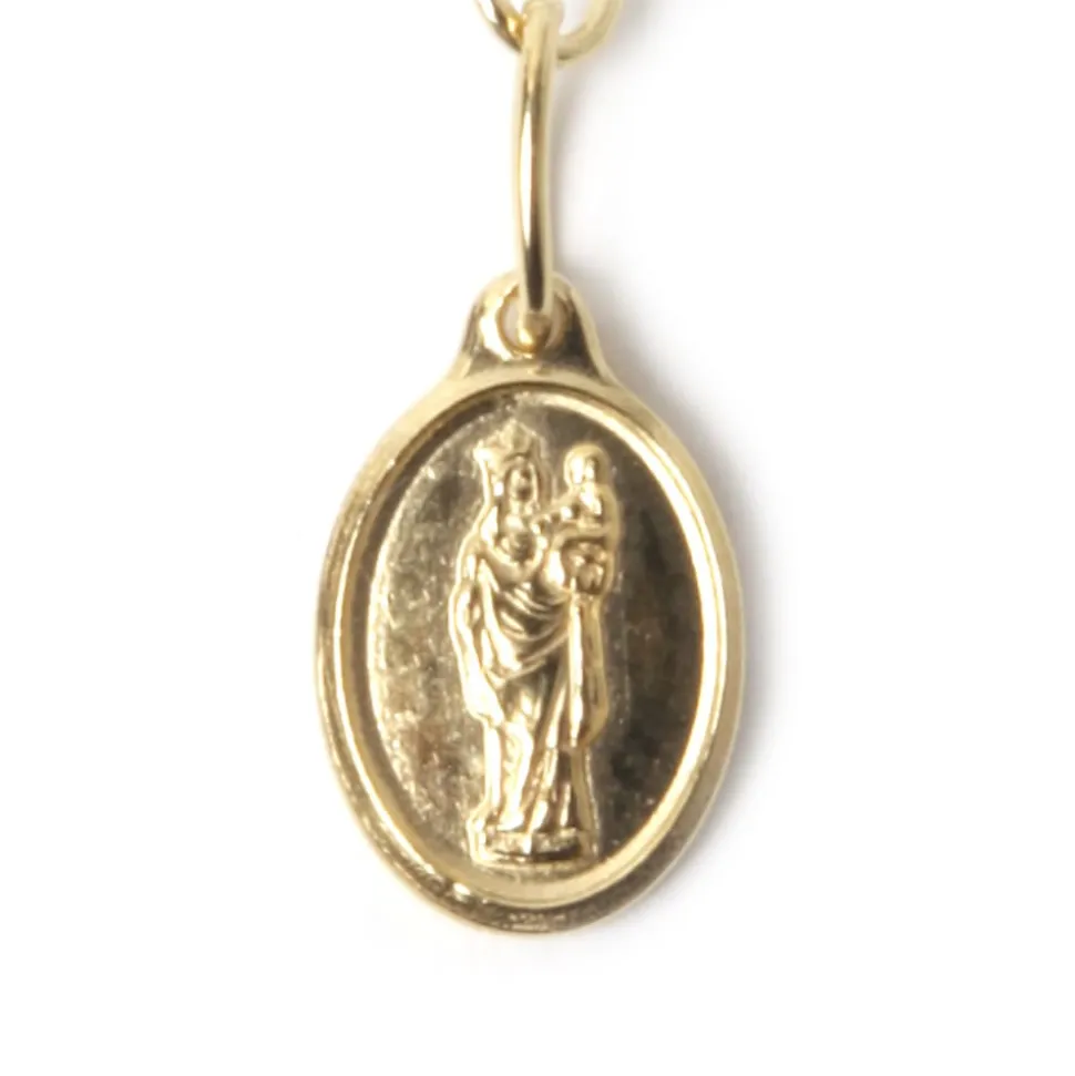 Bracelet ND double doré argenté