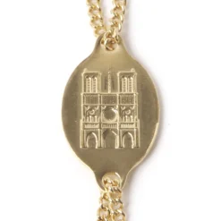 Bracelet ND double doré argenté