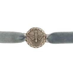 Bracelet St Esprit argenté bleu