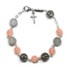 Bracelet-Dizainier perles roses