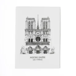 Cahier exercice cathédrale A5 Noir