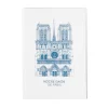 Cahier exercice cathédrale A5 Bleu