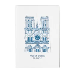 Cahier exercice cathédrale A5 Bleu
