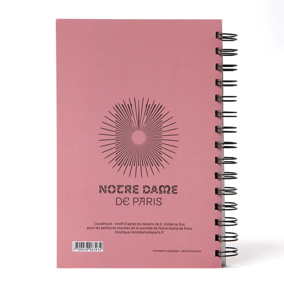 Cahier spirale Notre-Dame Chapelles Motifs