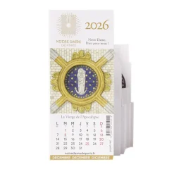 Calendrier 2026 pop up Notre-Dame