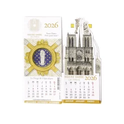 Calendrier 2026 pop up Notre-Dame