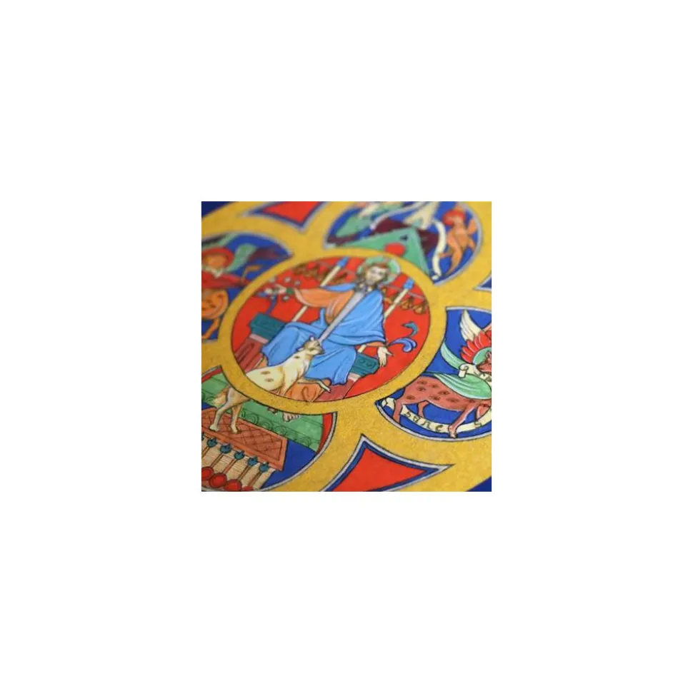 Carte de vœux - Rosace Sud Christ - Notre-Dame de Paris