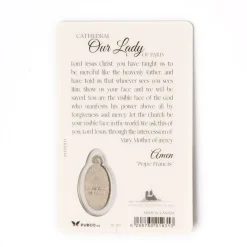 Carte Prière Notre-Dame Anglais