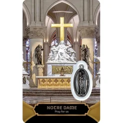 Carte souvenir Pietà réouverture GB