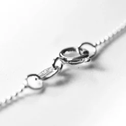 Chaine en argent, 60 cm