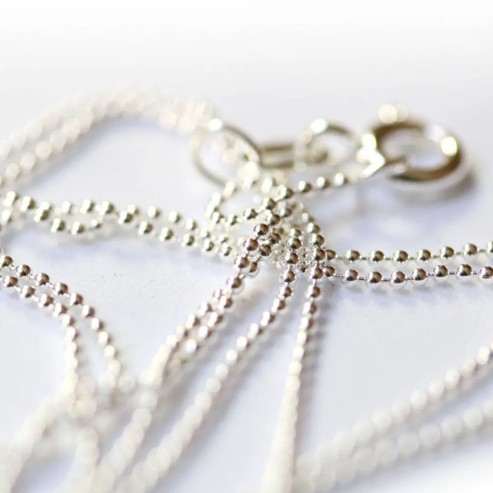 Chaine en argent, 60 cm