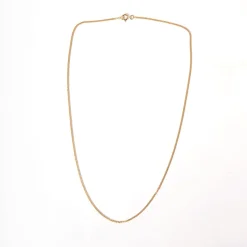Chaine gourmette plaqué or