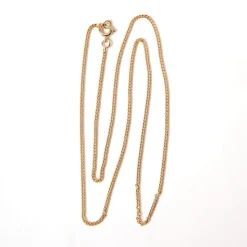 Chaine gourmette plaqué or