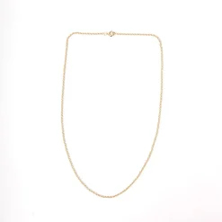 Chaîne forçat plaqué or 50cm