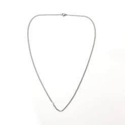 Chaîne gourmette inoxydable argt