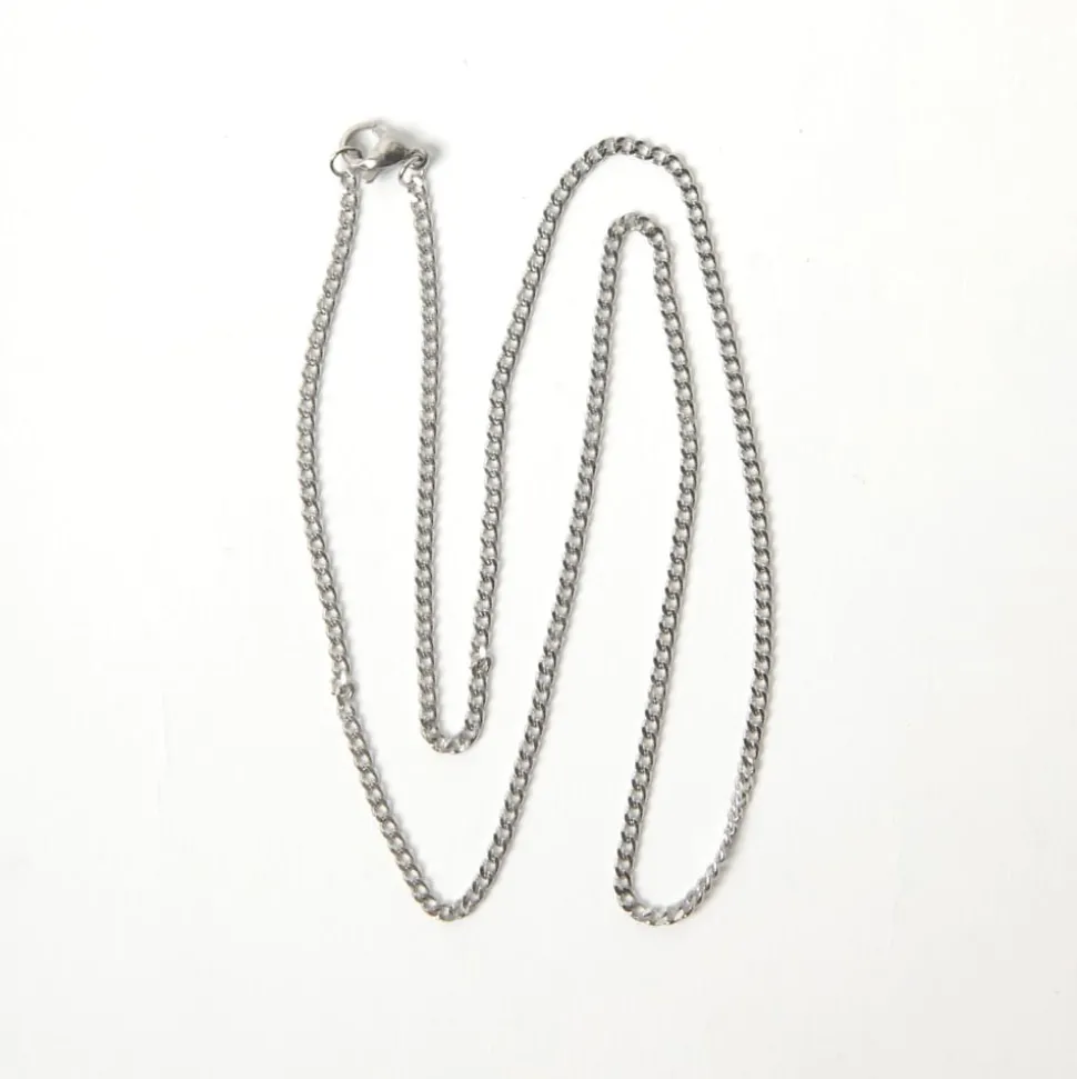 Chaîne gourmette inoxydable argt