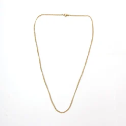 Chaîne gourmette inoxydable doré