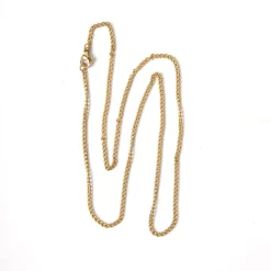 Chaîne gourmette inoxydable doré