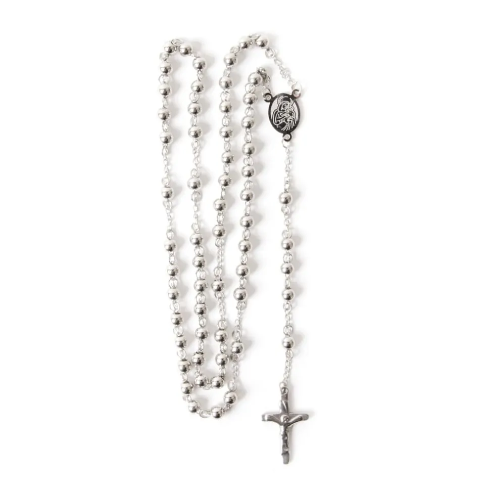 Chapelet acier inoxydable Christ