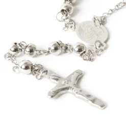 Chapelet acier inoxydable Christ