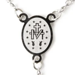 Chapelet acier inoxydable Christ