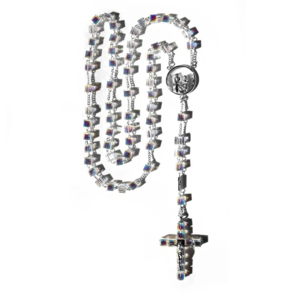 Chapelet création spéciale Swarovski, argent 925