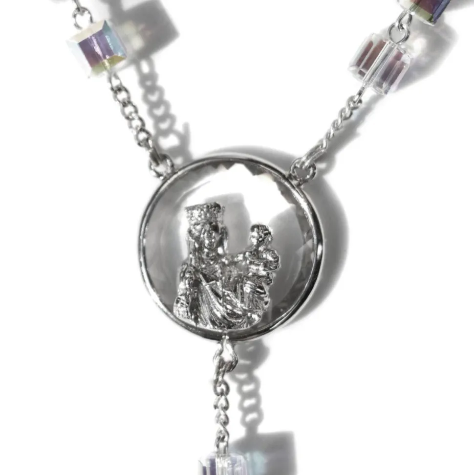 Chapelet création spéciale Swarovski, argent 925