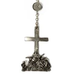 Chapelet de la Pieta de Notre-Dame, argenté