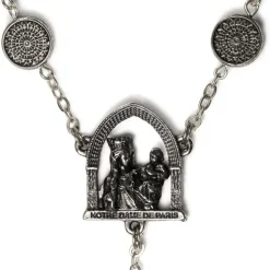 Chapelet de la Pieta de Notre-Dame, argenté