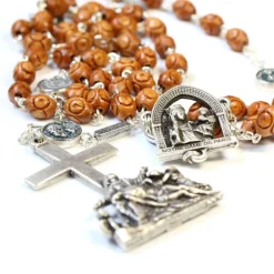 Chapelet Grains Bois