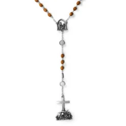 Chapelet Grains Bois