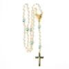 Chapelet nacre Notre-Dame turquoise