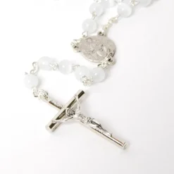 Chapelet Oeil de Chat Agt blanc