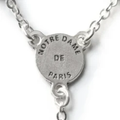 Chapelet Perles d'Hématite Notre-Dame