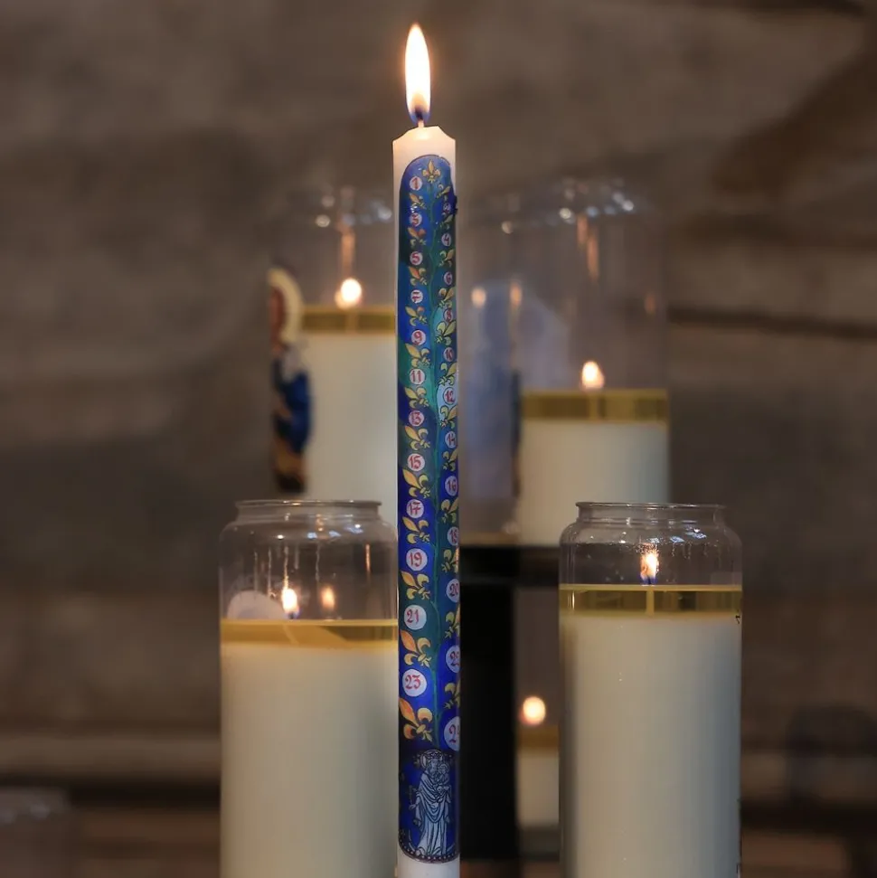 Cierge de l'Avent Notre Dame