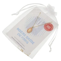 Collier Med miraculeuse fushia