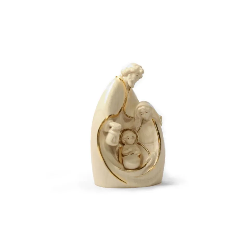 Crèche en bois - 10 cm