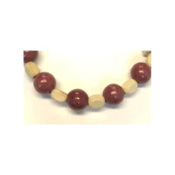 Dizainier-bracelet enfant bois bordeaux