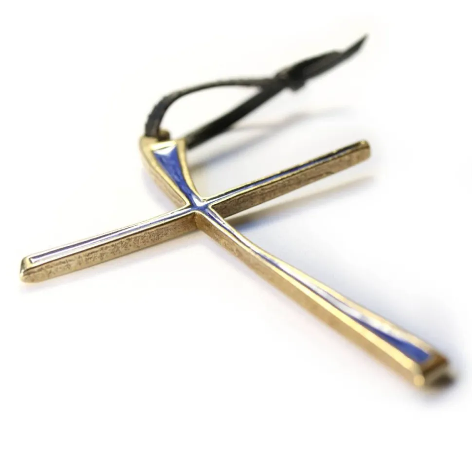 Fine Croix - Crucifix bronze