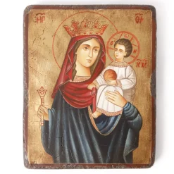 Icone Notre Dame peinte main