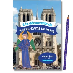 Livret jeux Notre-Dame et Crayon